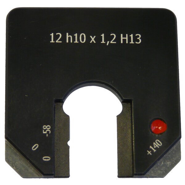 Calibre de perçage de limite à une seule bouche, modèle plat 32-40mm
